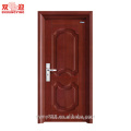 Puerta de acero superior puerta de entrada de acero de hierro forjado diseño de la puerta de seguridad con parrilla